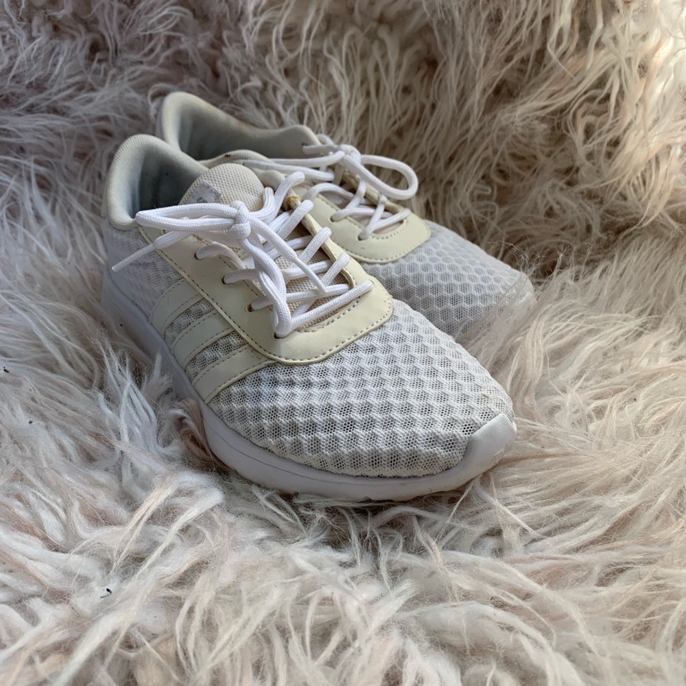 adidas womens neo sneakers // all white